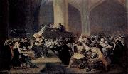 Francisco de Goya Tribunal der Inquisition oil on canvas